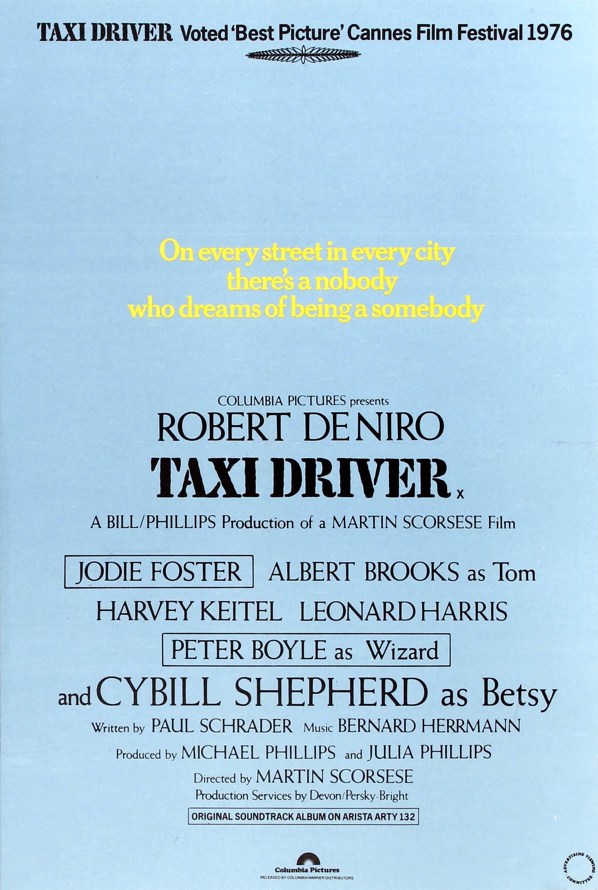 taxi driver poster original