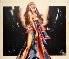 Original Vintage Movie Poster Inghilterra Nuda Naked England Italian Documentary