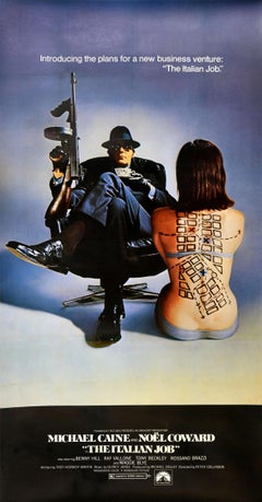 Original Vintage Movie Poster Italian Job Michael Caine New Business Venture