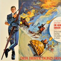 Original Vintage Movie Poster James Bond On Her Majesty's Secret Service German
