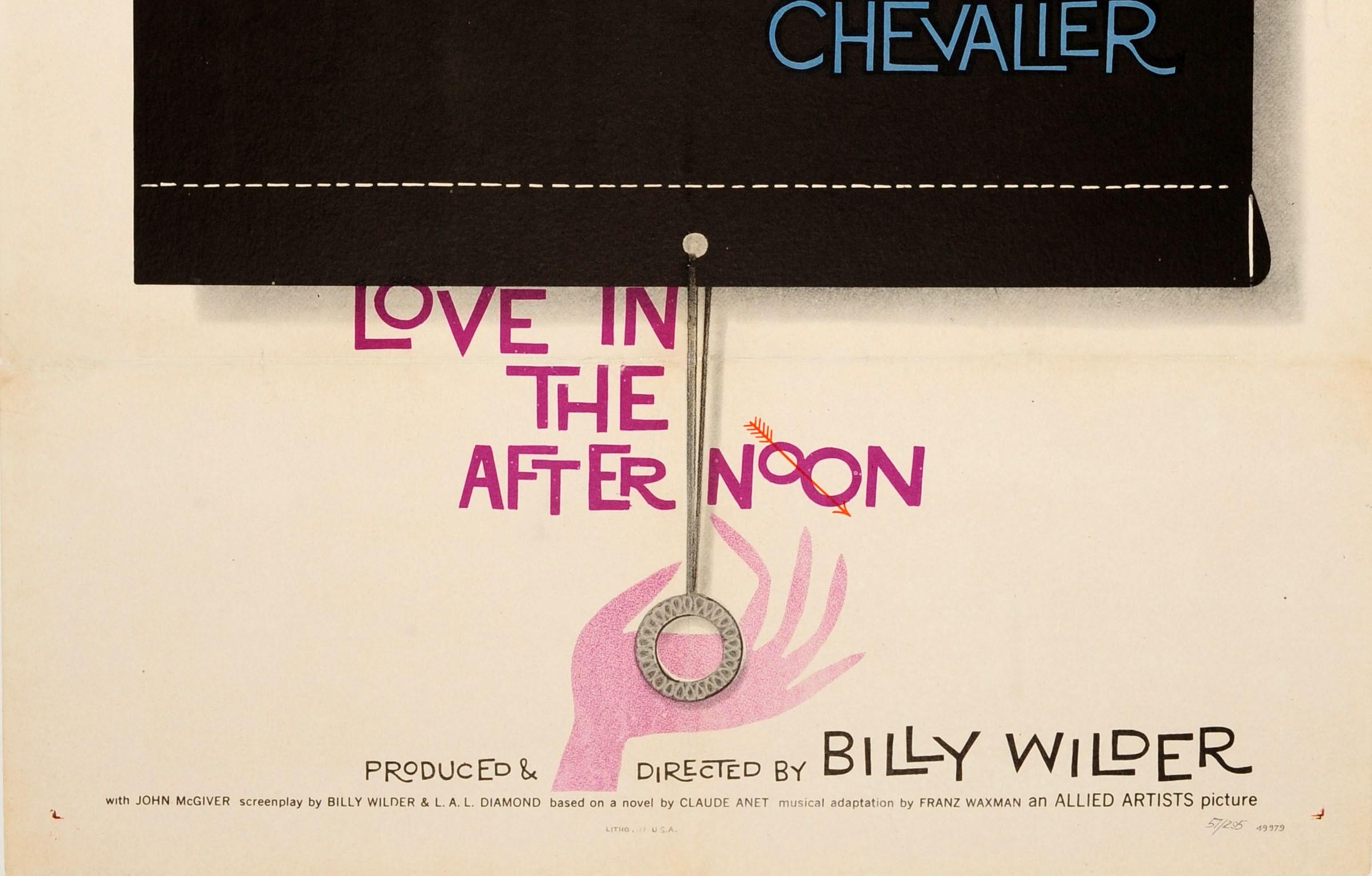 love in the afternoon poster