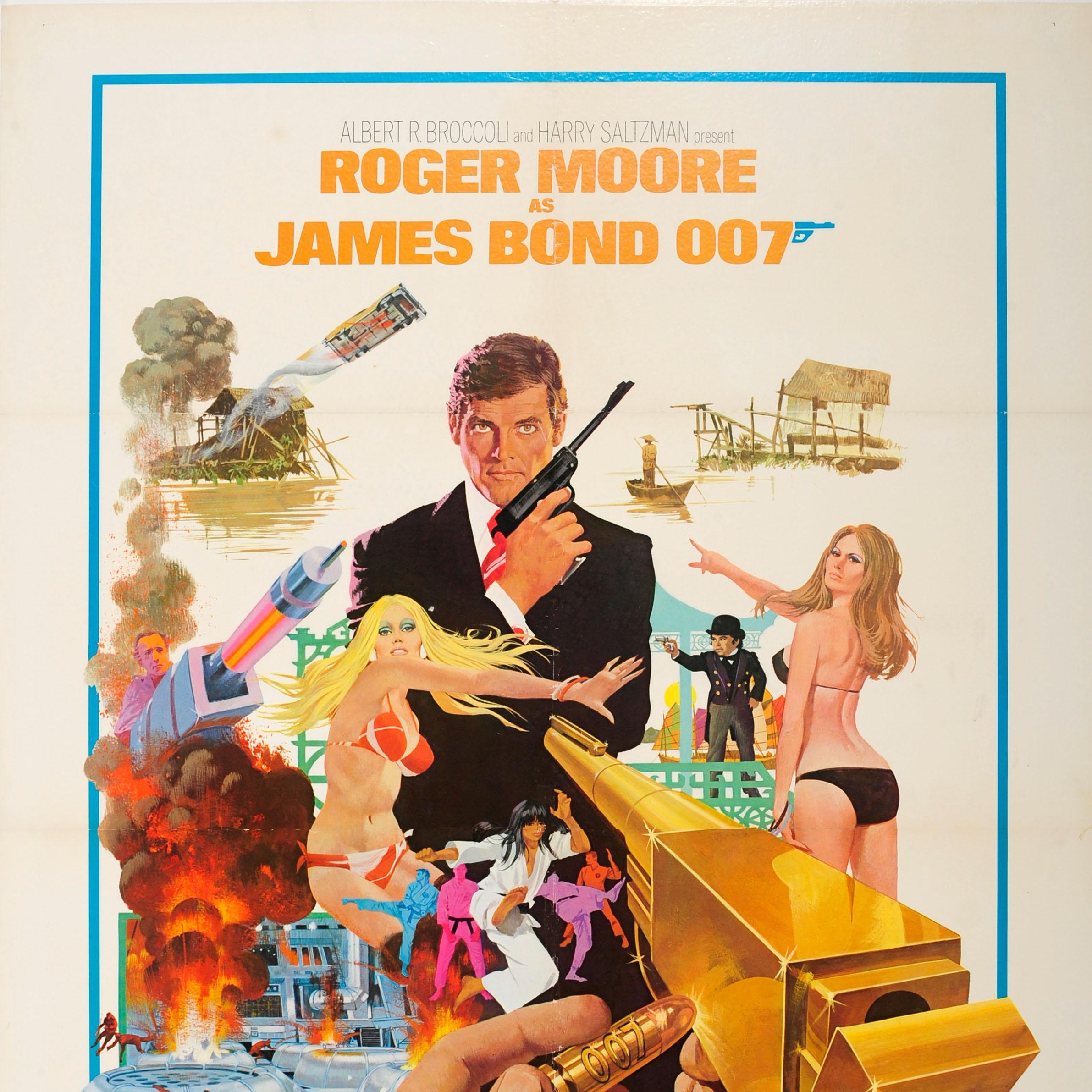 Original Vintage-Filmplakat „Man With The Golden Gun James Bond“, James Bond 007 McGinnis, James Bond (amerikanisch) im Angebot