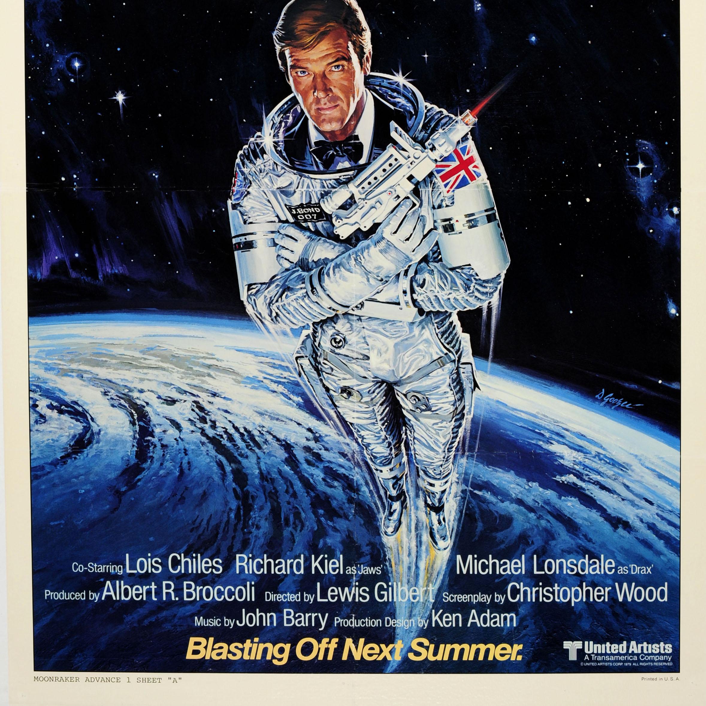 Original Vintage-Filmplakat „Mondraker James Bond“, Spaceman 007, „A Goozee“, Vintage im Zustand „Gut“ im Angebot in London, GB