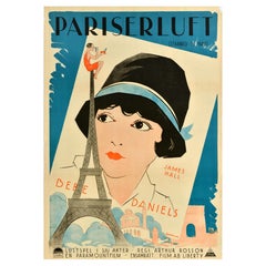 Original Vintage Movie Poster Paris Erluft Stranded In Paris Bebe Daniels