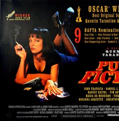 Original Vintage Movie Poster Pulp Fiction Quentin Tarantino Oscars Bafta Cannes