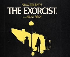 Original Vintage Movie Poster The Exorcist Supernatural Horror Bill Gold