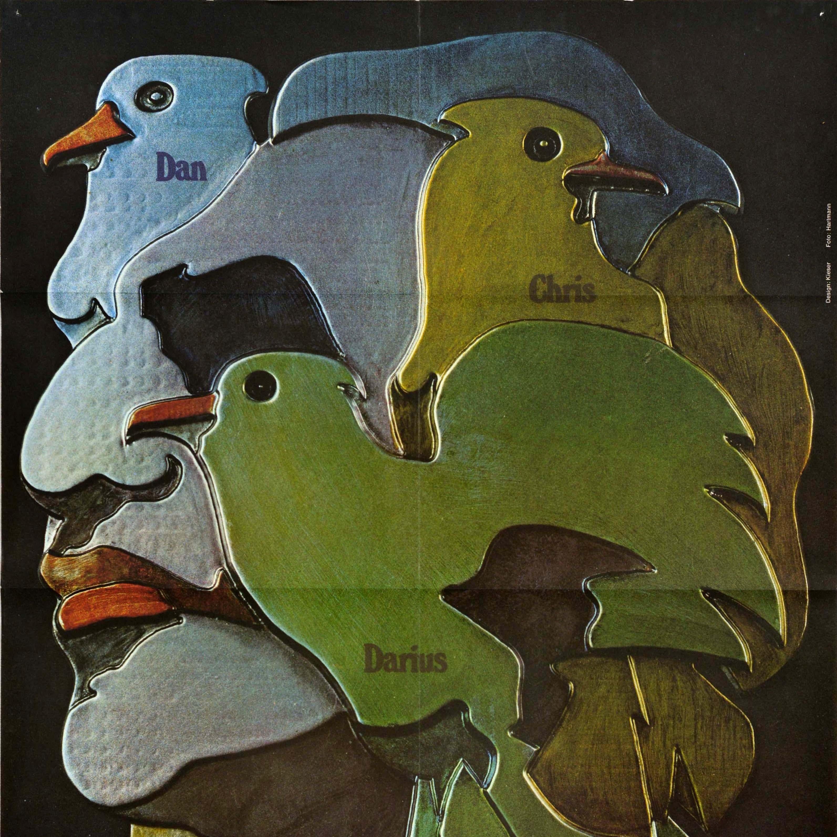 Original-Vintage-Werbeplakat, Musik, Dave Brubeck And Sons, zwei Generationen (Deutsch) im Angebot