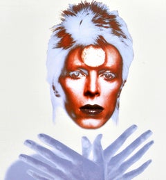 Original Vintage Music Advertising Poster The Best Of David Bowie Ziggy Stardust