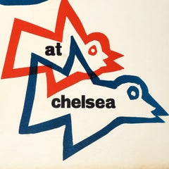 Original Vintage Music Poster Jazz At Chelsea Mike Daniels Delta Jazzmen Beatty