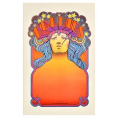 Original Vintage Musical Advertising Poster Follies David Edward Byrd Broadway
