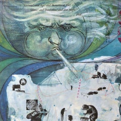 Original Vintage National Academy of Sciences NAS Poster Poles Herbert Danska