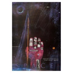 Original Vintage National Academy of Sciences NAS Poster Space Herbert Danska