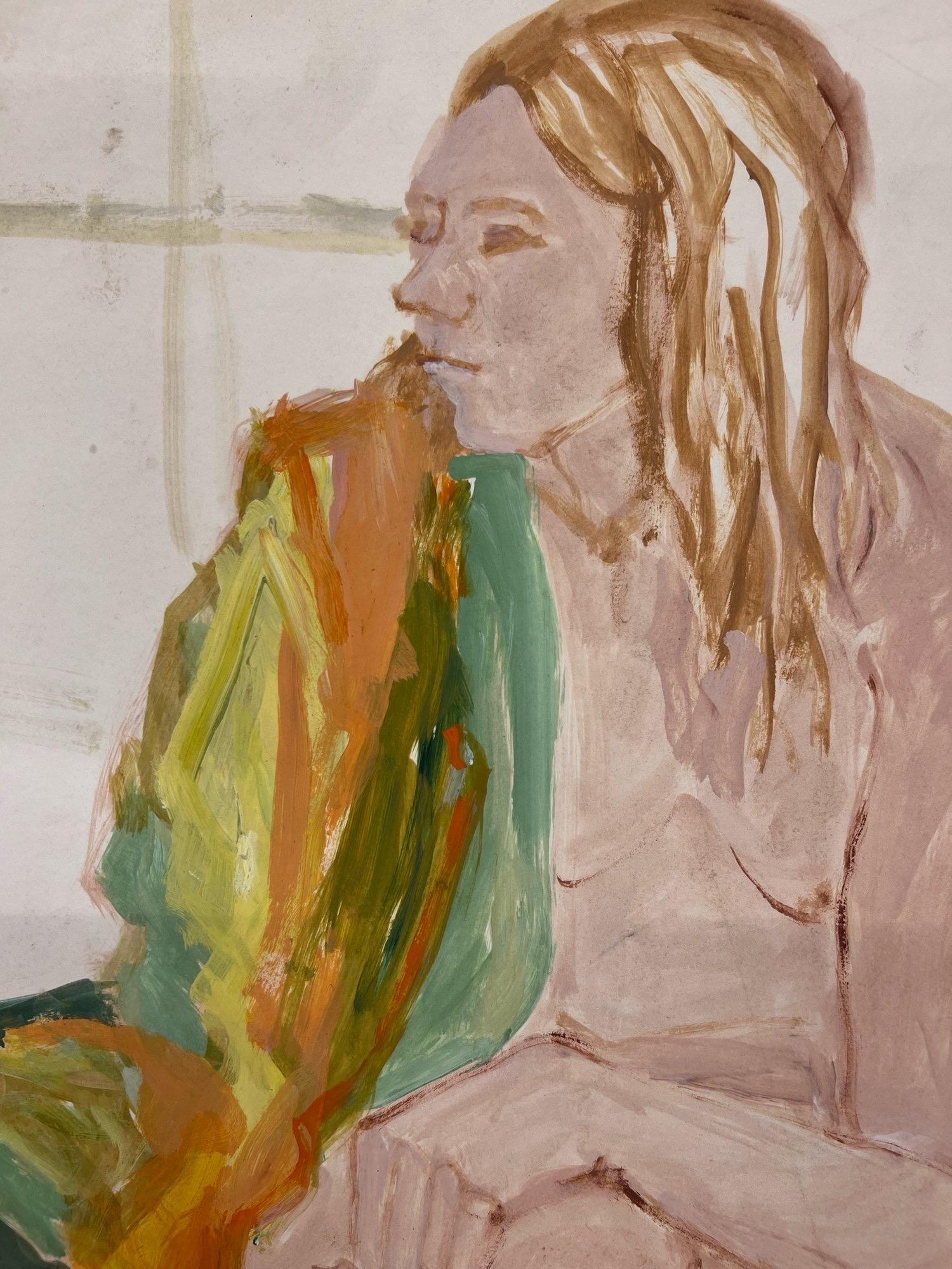 Original Vintage Nude Artwork In Good Condition For Sale In Raleigh, NC