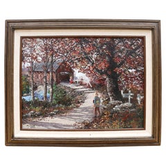 Peinture à l'huile originale de Robert Thebrón