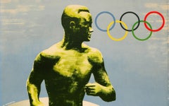 Original Vintage Olympics Sport Poster for the 1940 Summer Olympic Games Finland