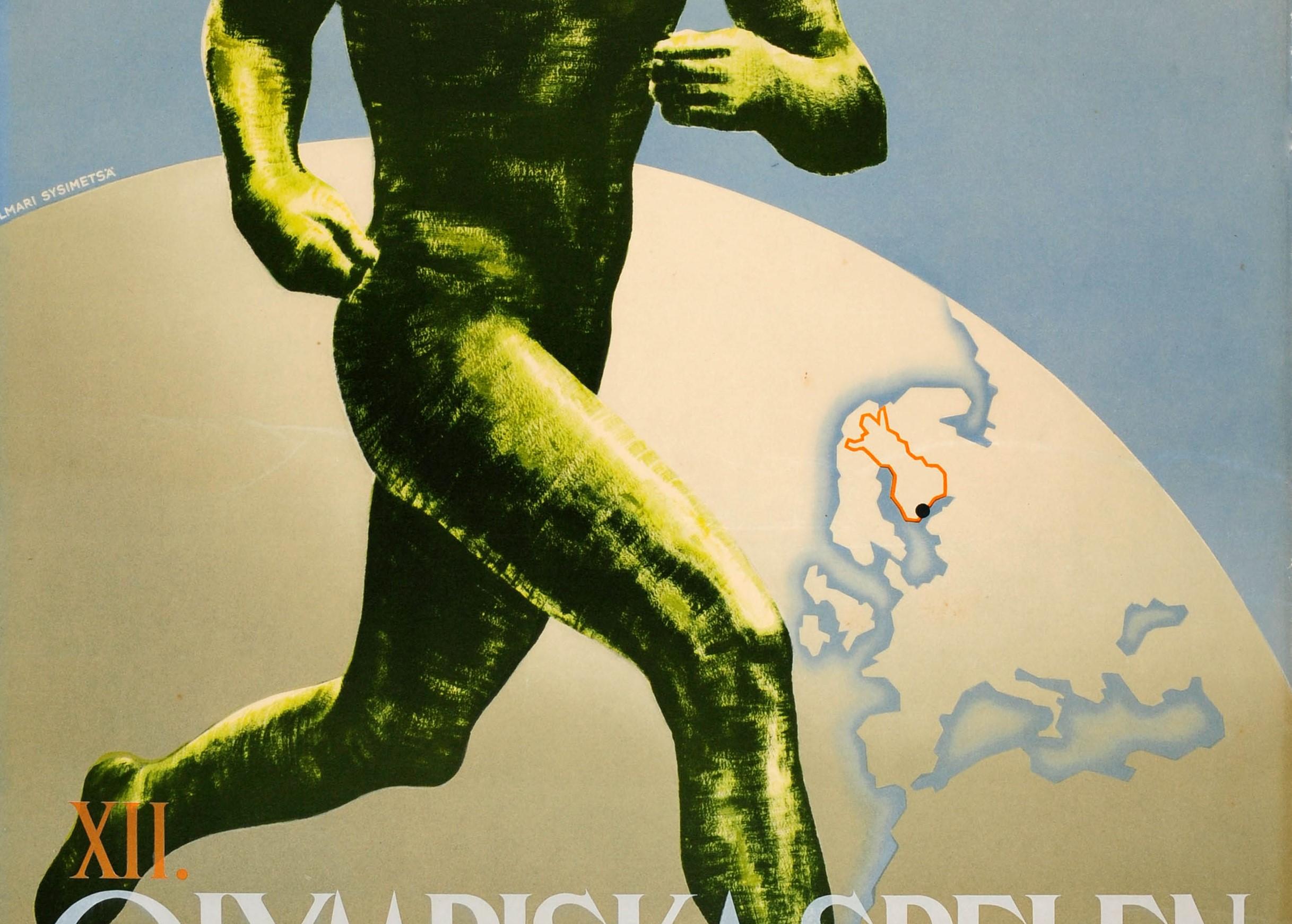 1940 olympics poster