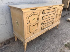 Original Vintage Painted French Sideboard/Drawers, Antique, Rare