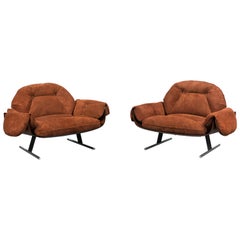 Ein Paar „Presidencial“-Sessel im Vintage-Stil von Jorge Zalszupin, 1959-1965