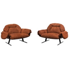 Original Vintage Pair of "Presidencial" Armchairs by Jorge Zalszupin, 1959-1965