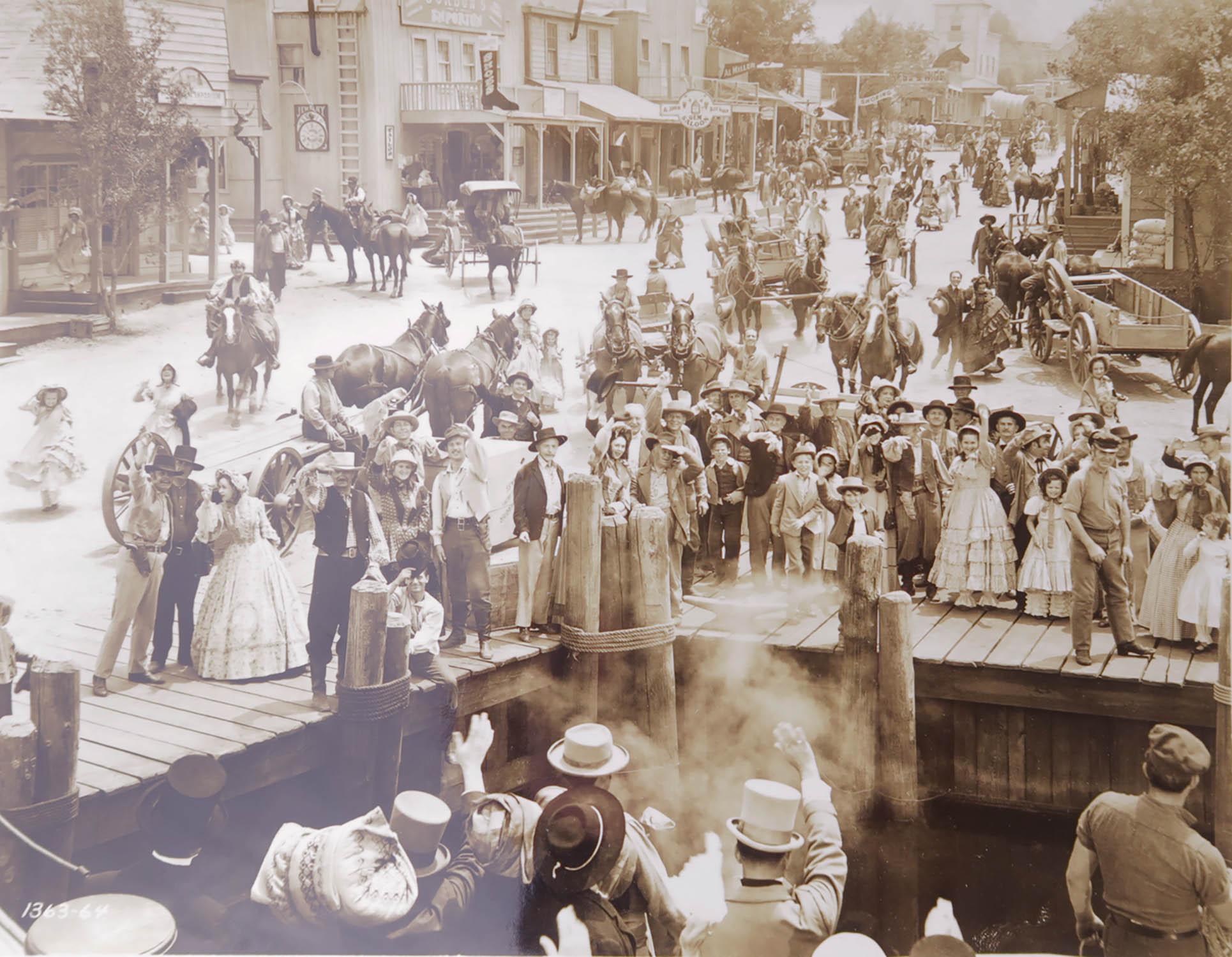 Merveilleuse photographie prise lors du tournage du film Holywood  
