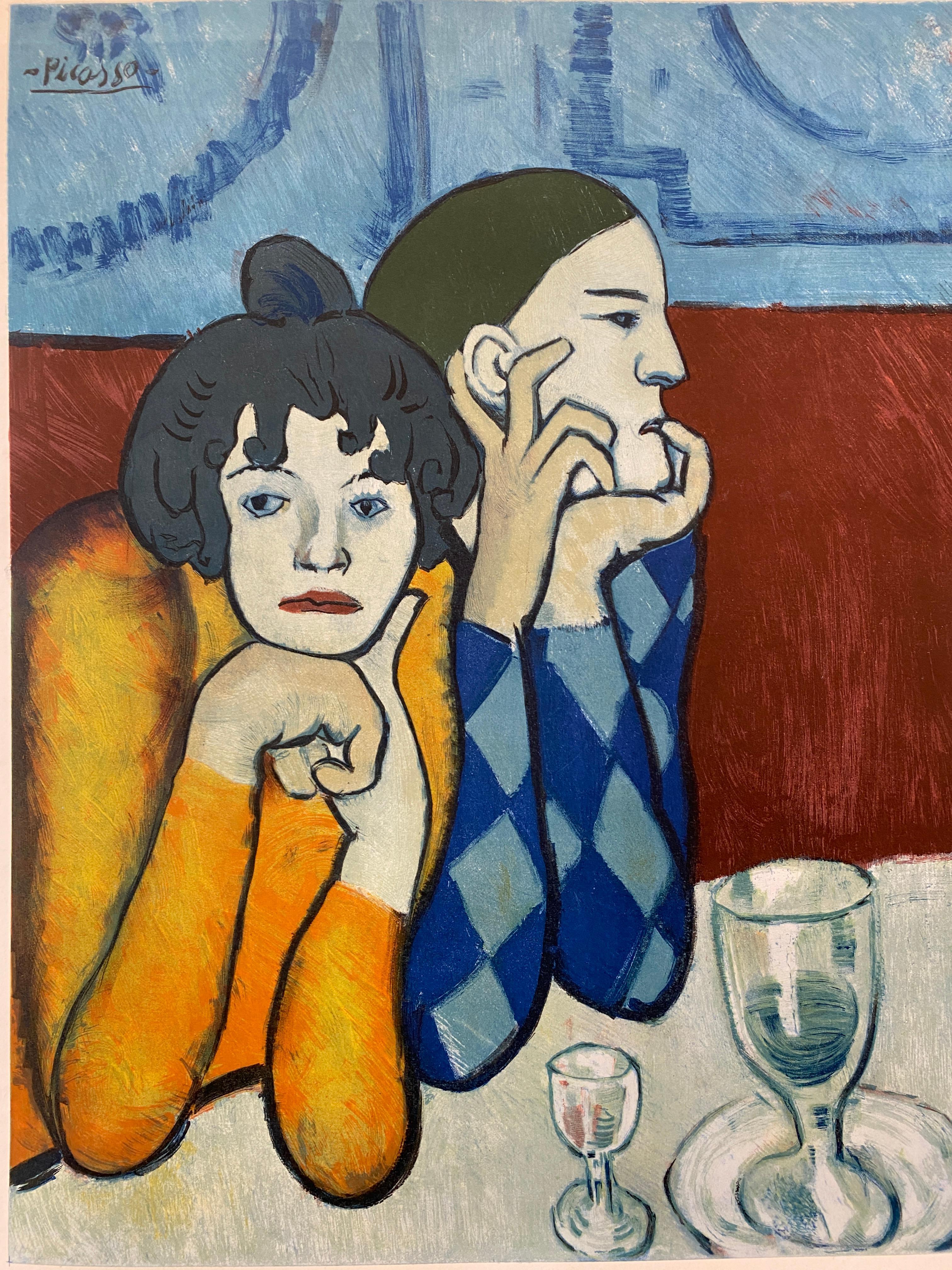 Cartel Vintage Original de la Exposición PICASSO, 