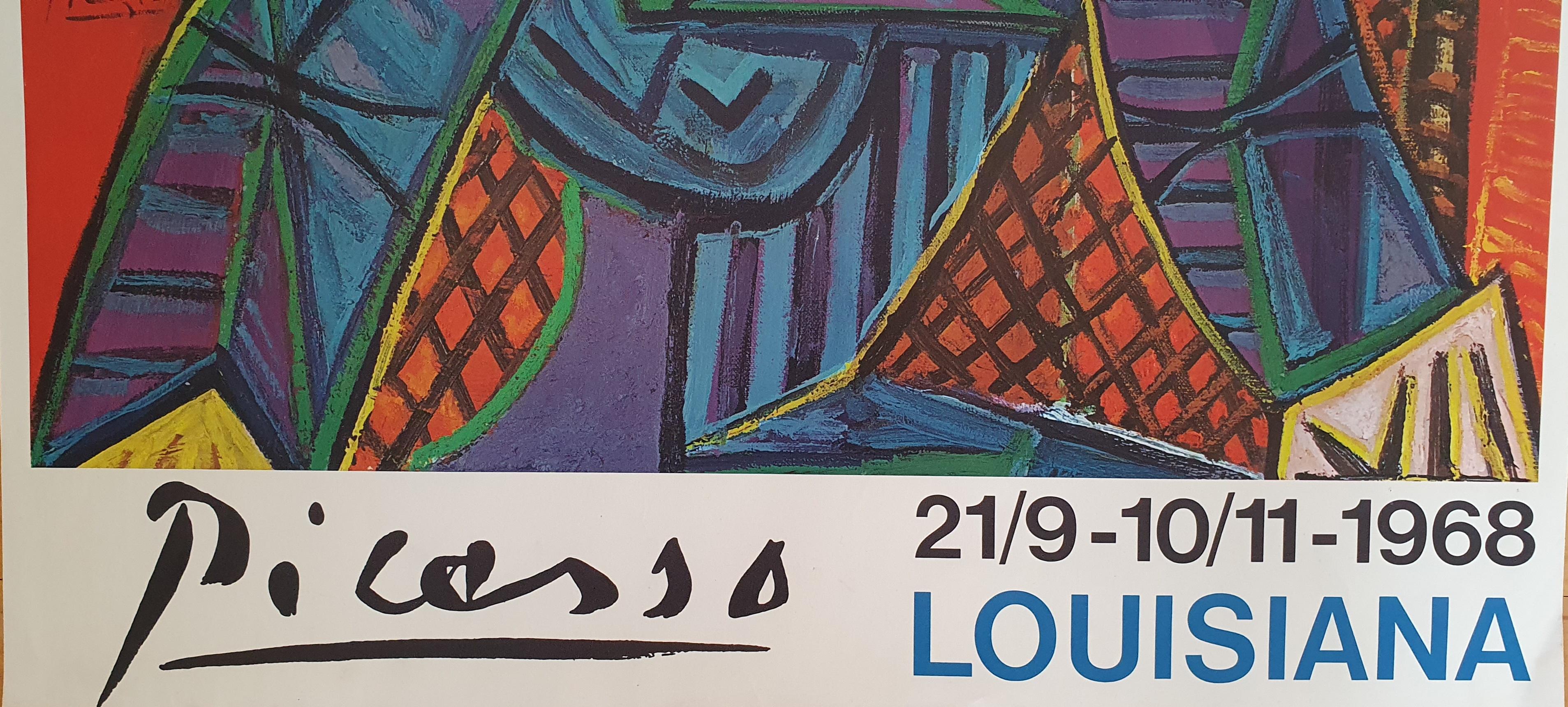 Danese Poster originale vintage di Picasso Louisiana 1968