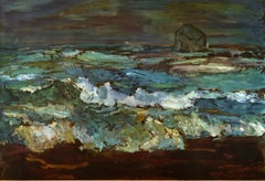 Original Vintage Post Office Advertising Poster Bass Rock North Berwick GPO