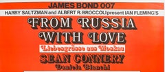 Original-Vintage-Poster, 007 James Bond, aus Russland mit Liebe Sean Connery, 1980