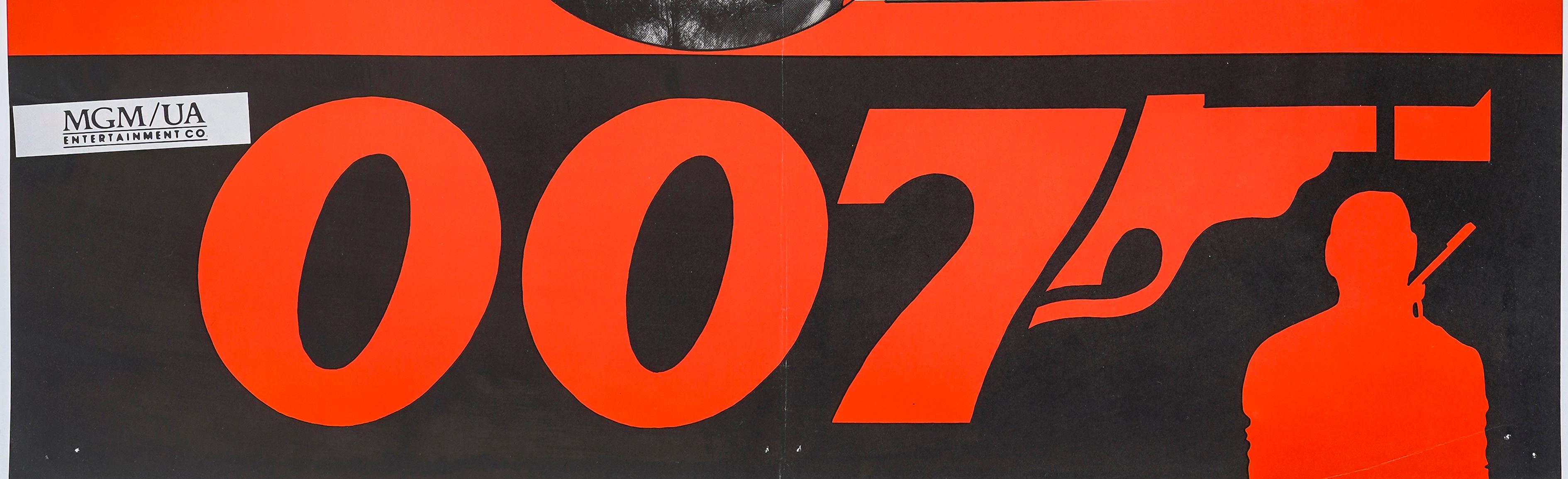 Original-Vintage-Poster, 007 James Bond, aus Russland mit Liebe Sean Connery, 1980 (Belgisch) im Angebot