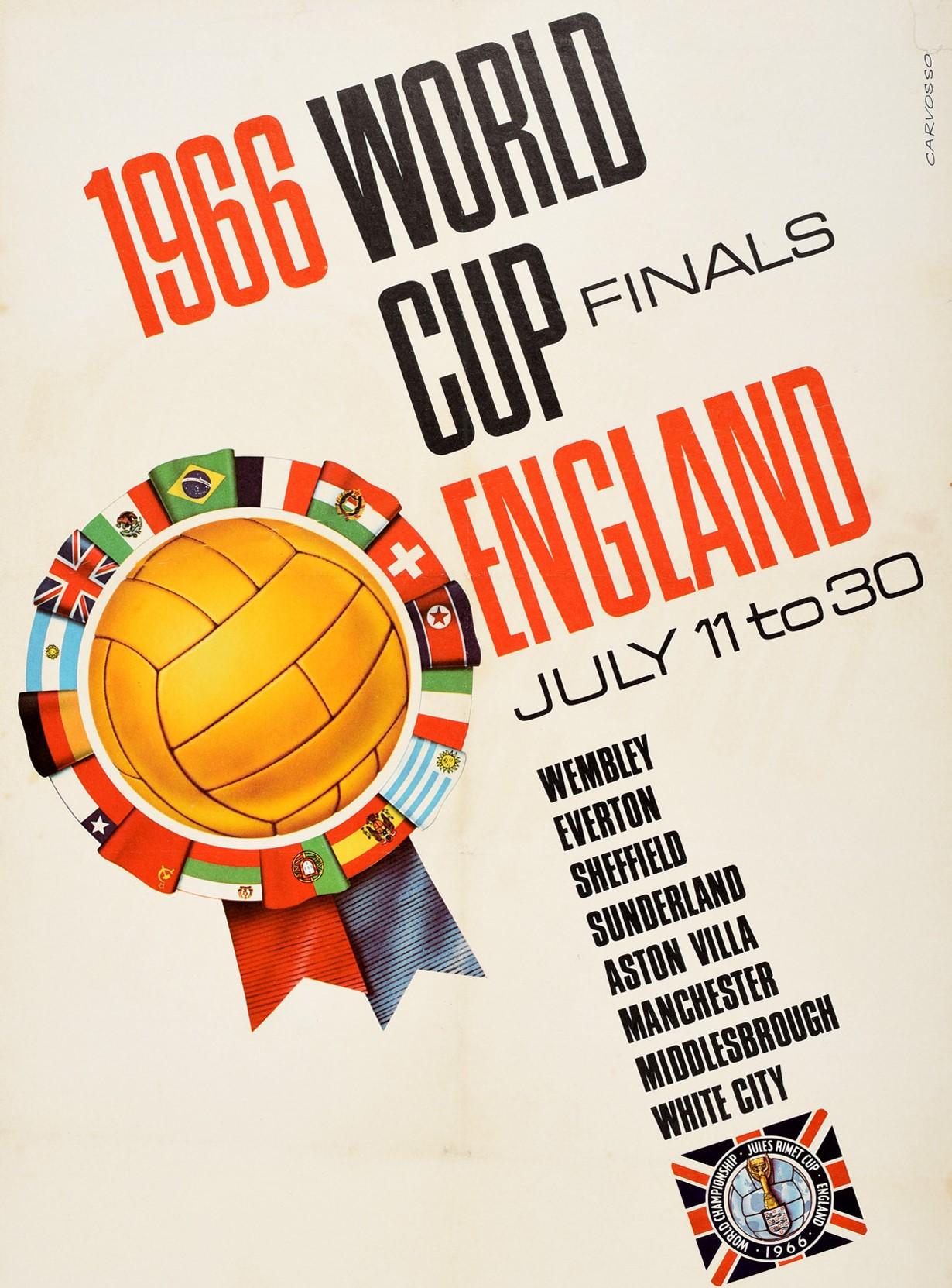 1966 world cup poster