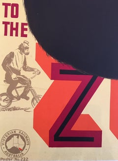 Original Vintage Poster Australian Lithograph, Take a Kodak, 1930s, by Trompf