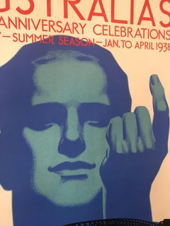 Poster originale d'epoca 'Australia's 150th Anniversary Celebrations', 'c. 1938'