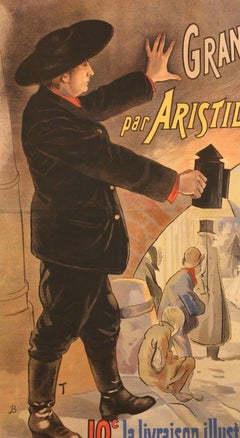 Original Vintage Poster-Bas funds of Paris-Aristide Bruant-Lautrec, 1895