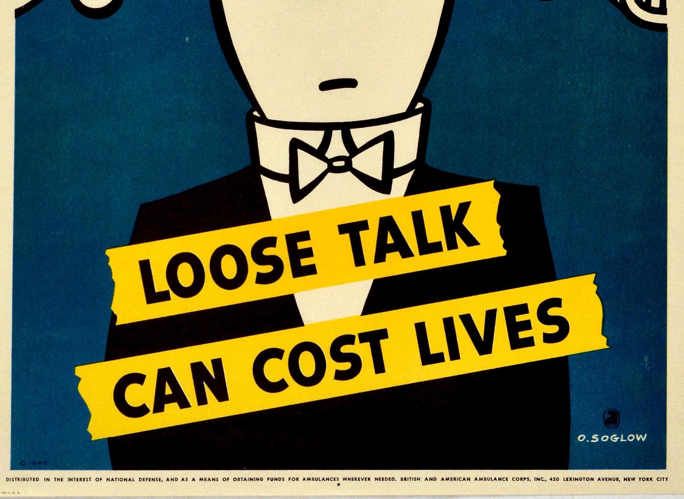 loose talk costs lives poster