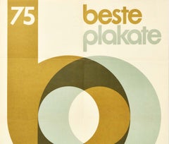 Original Vintage Poster Beste Plakate 75 Best Poster Design Exhibition Berlin