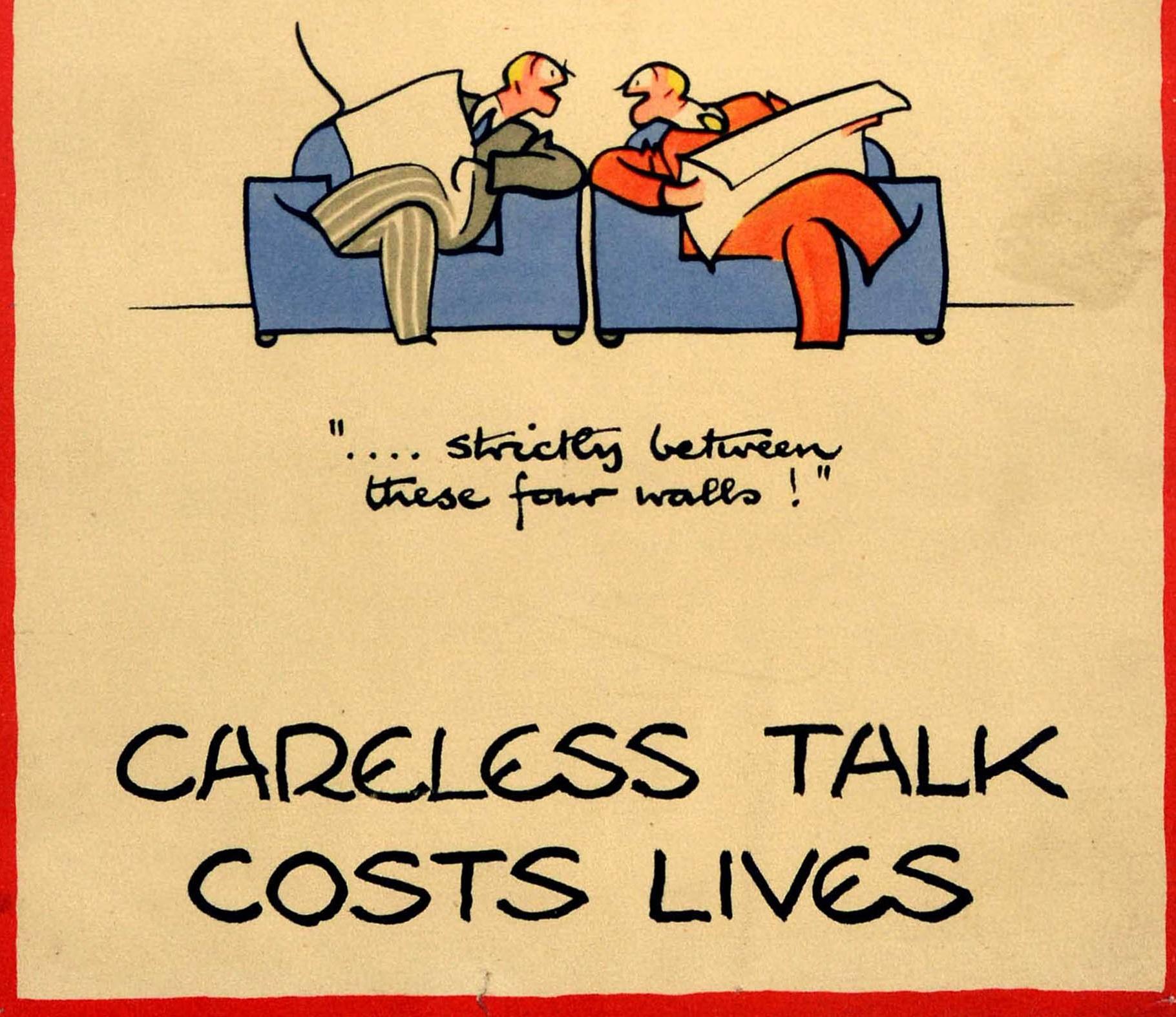 careless talk costs lives poster