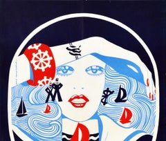 Original Vintage Poster Bijou Fantaisie Fantasy Fashion Jewellery Sailor Design