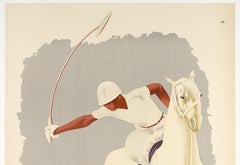 Original Vintage Poster, Brioni, Polo, Golf, Croatia, Italy, Horse, 1935