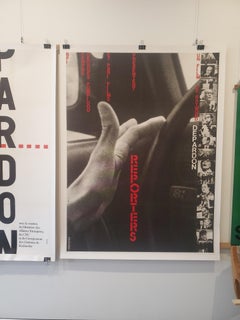 Original Vintage Poster by Cieslewicz, Circa 1970 'REPORTERS'