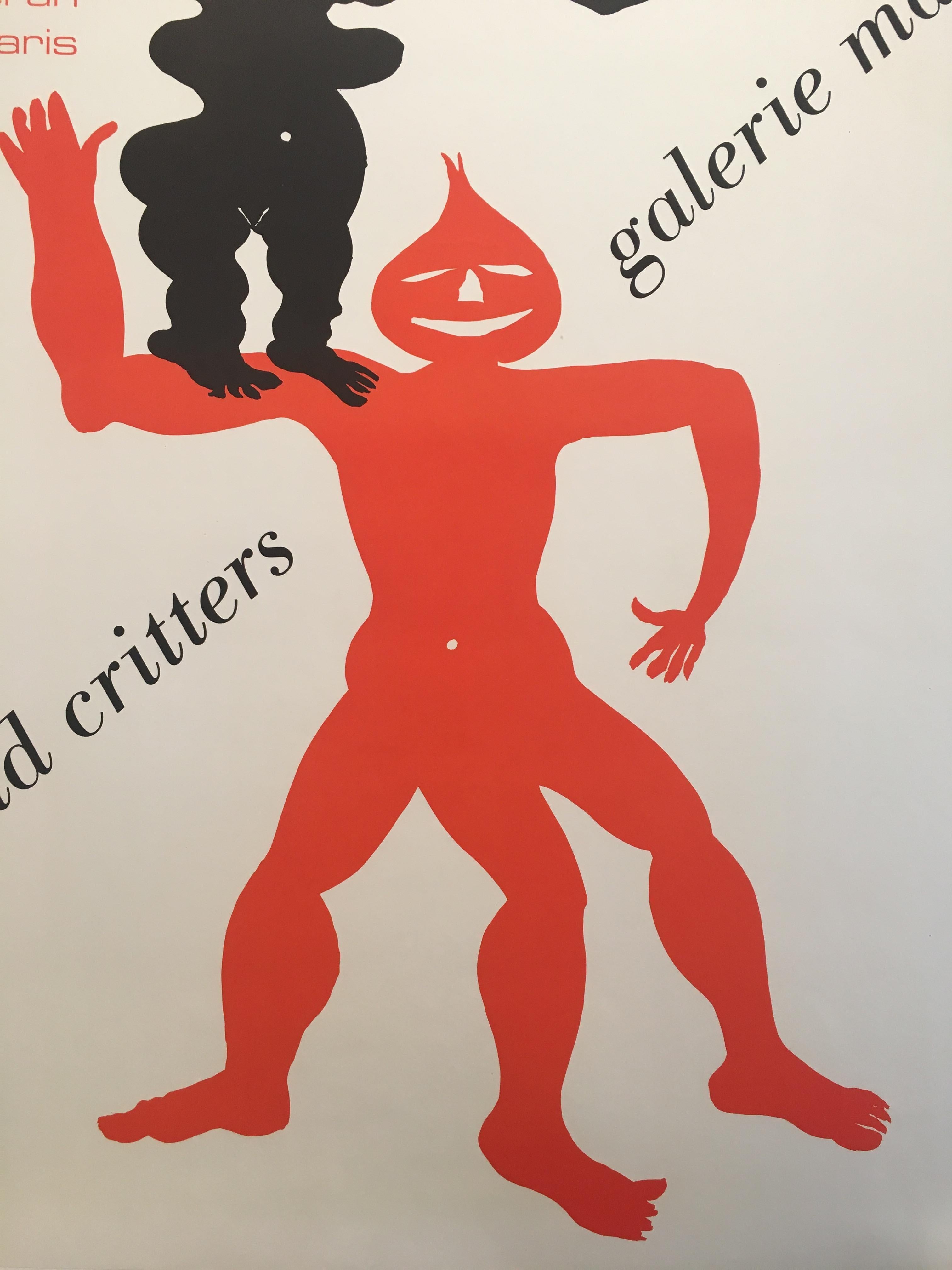 Original vintage poster, 'Calder Crags and Critters' 1975 Galerie Maeght

