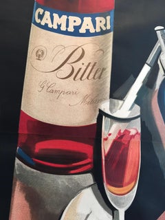 Original Vintage Poster, Campari L’aperitif by Marcello Nizzoli 1927 Lithograph