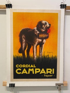 Original Vintage Poster 'Campari Liquor Le Saint Bernard' by Leonetto Cappiello