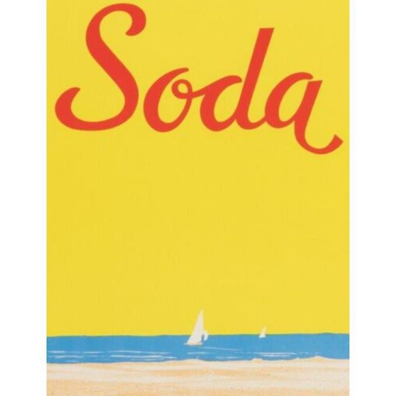 20th Century Original Vintage Poster-Campari Soda Disseta-Plage-Milano-Liqueur, 1970