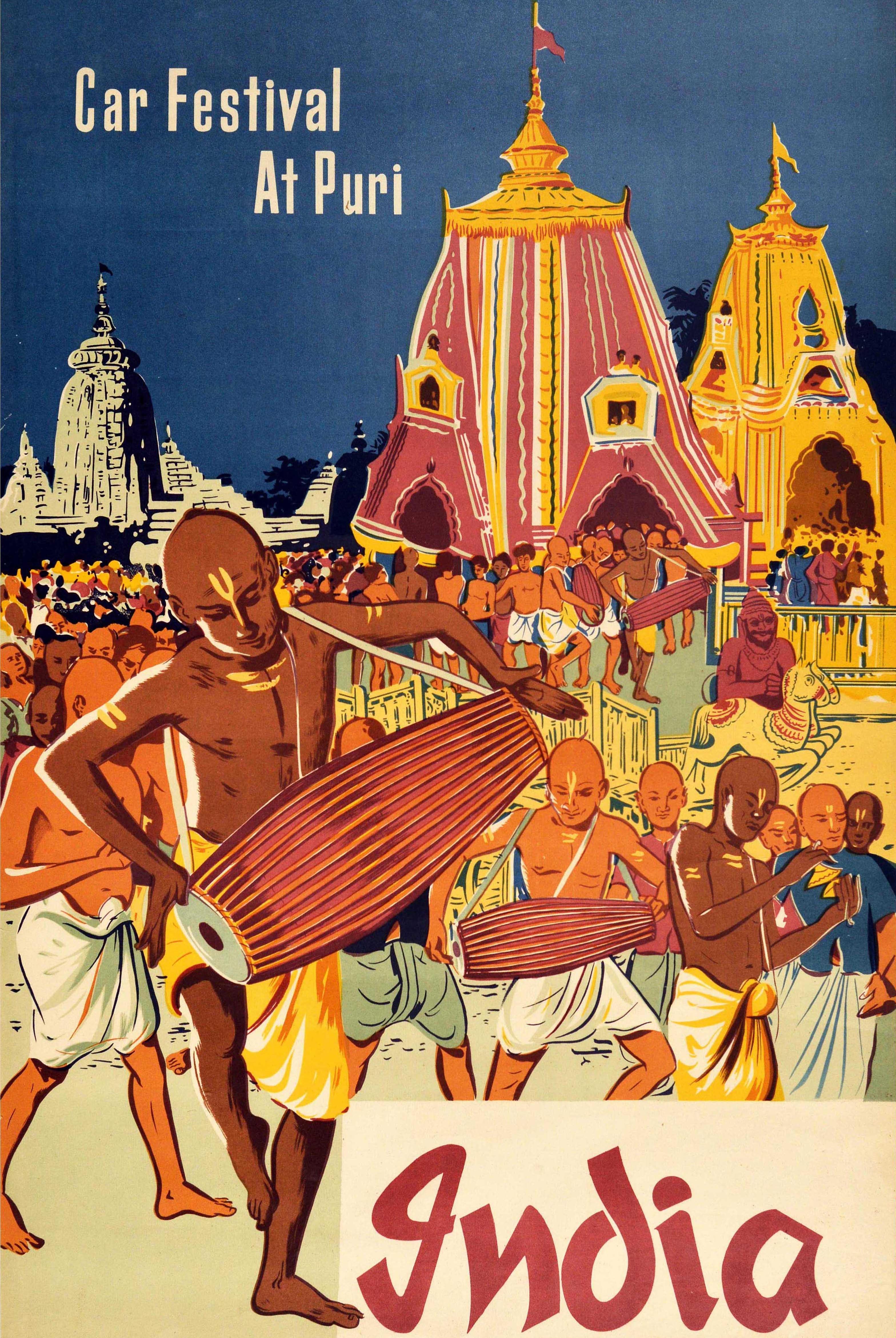 temple festival poster