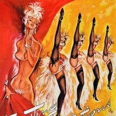 Original Vintage Poster Casino De Paris Music Hall Cabaret Exciting Tentations