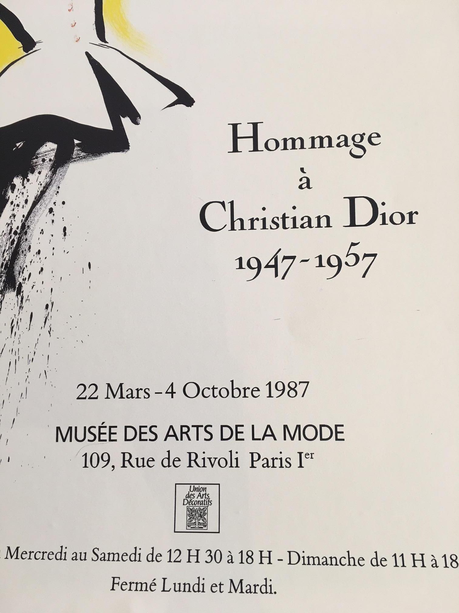 vintage dior posters