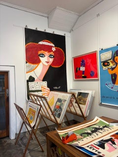 Original Vintage Poster, "Christofle" Oversize RARE Format Bernard Villemot 1982