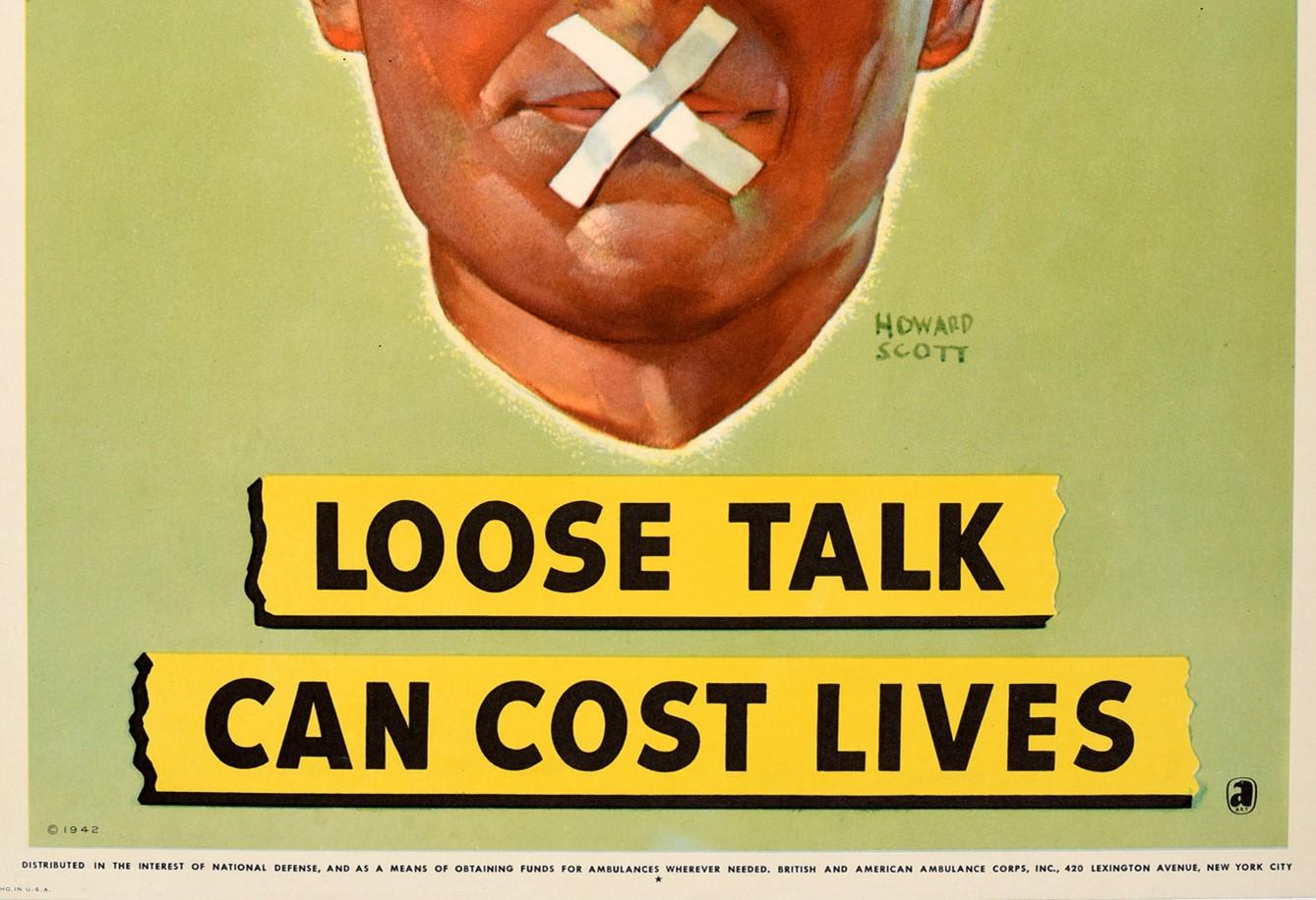 quiet loose talk can cost lives meaning