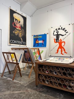 Original Vintage Poster CONTRATTO CAPPIELLO, 1930 Oversize