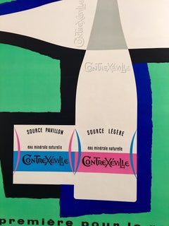 Original Vintage Poster, Contrexeville by Jean Colin, 1954